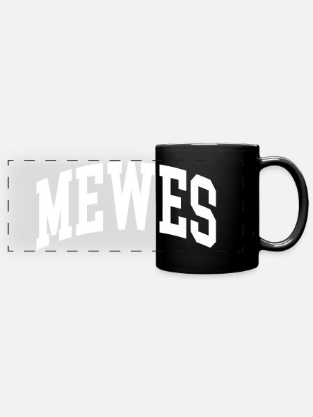 Mewes - Panorama-Tasse farbig - Schwarz