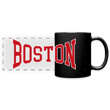 Boston - Full Colour Panoramic Mug - black - Front