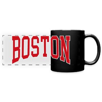 Boston - Full Colour Panoramic Mug - black - Front