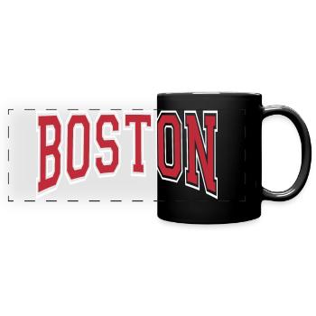 Boston - Full Colour Panoramic Mug - black - Front