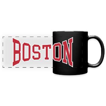 Boston - Full Colour Panoramic Mug - black - Front