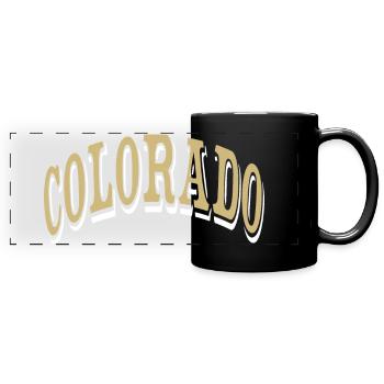 Colorado - Mug panoramique uni - noir - Devant