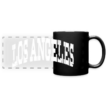 Los Angeles - Full Colour Panoramic Mug - black - Front