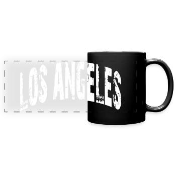 Los Angeles - Full Colour Panoramic Mug - black - Front