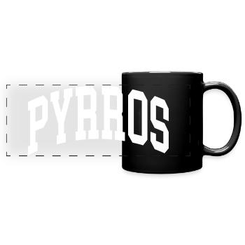 Pyrros - Mug panoramique uni - noir - Devant