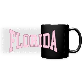 Florida - Full Colour Panoramic Mug - black - Front