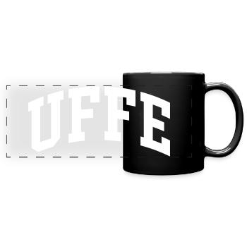 Ouf - Mug panoramique uni - noir - Devant