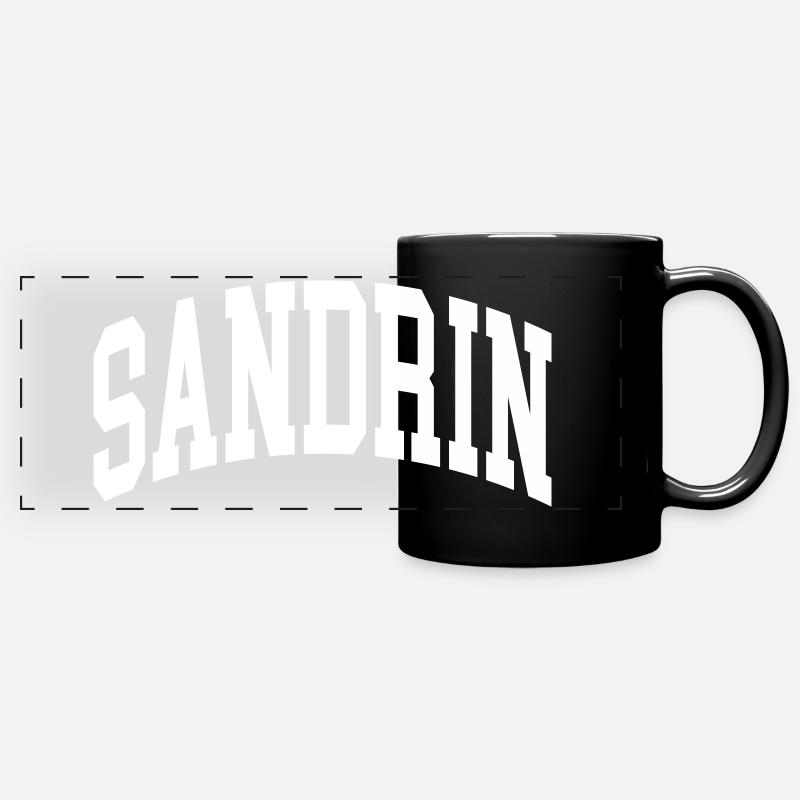 Sandrin - Mug panoramique uni - noir