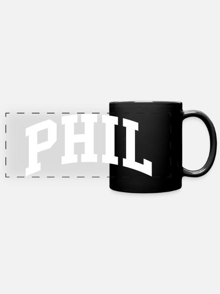 Phil - Panorama-Tasse farbig - Schwarz