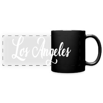 Los Angeles - Full Colour Panoramic Mug - black - Front