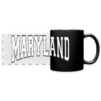 Maryland - Full Colour Panoramic Mug - black - Front