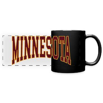 Minnesota - Panorama-Tasse farbig - Schwarz - Vorne
