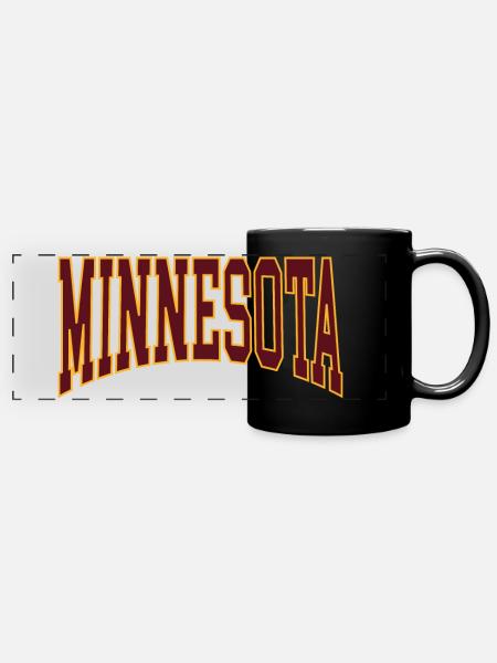 Minnesota - Panorama-Tasse farbig - Schwarz