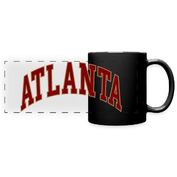 Atlanta - Panorama-Tasse farbig - Schwarz - Vorne