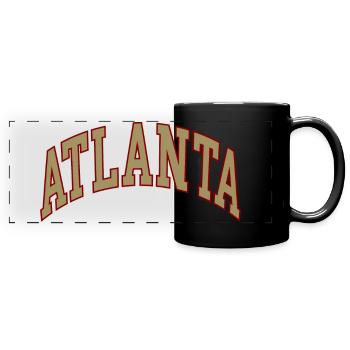 Atlanta - Panorama-Tasse farbig - Schwarz - Vorne