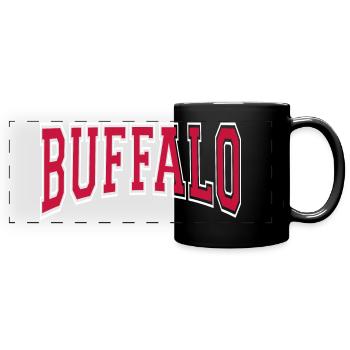 Buffalo - Panorama-Tasse farbig - Schwarz - Vorne