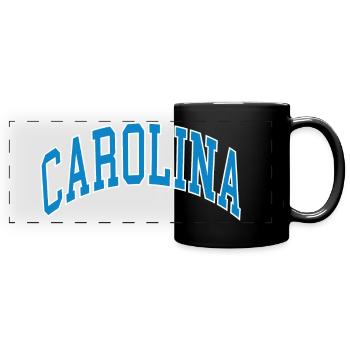 Carolina - Panorama-Tasse farbig - Schwarz - Vorne
