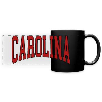 Carolina - Panorama-Tasse farbig - Schwarz - Vorne