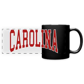 Carolina - Panorama-Tasse farbig - Schwarz - Vorne