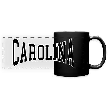 Carolina - Panorama-Tasse farbig - Schwarz - Vorne