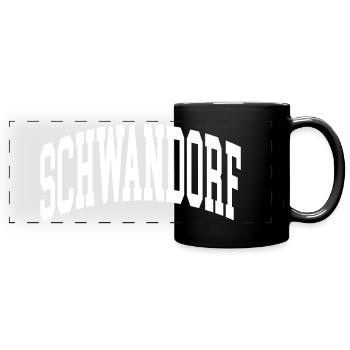 Schwandorf - Full Colour Panoramic Mug - black - Front