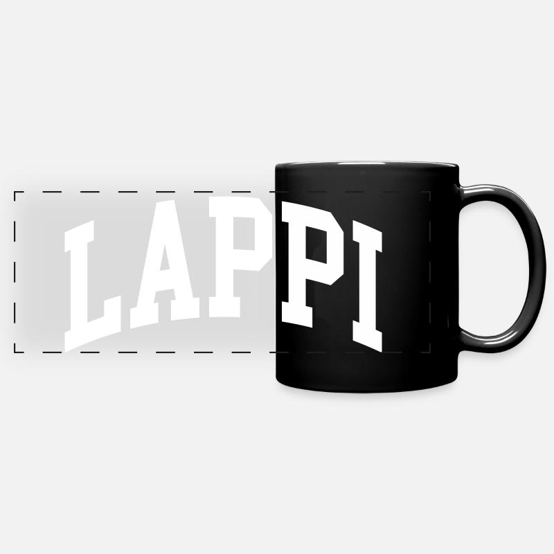Laponie - Mug panoramique uni - noir
