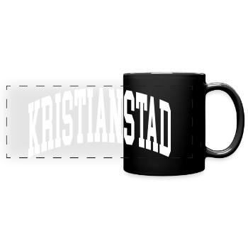 Kristianstad - Full Colour Panoramic Mug - black - Front