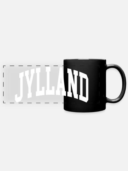 Jylland - Panorama-Tasse farbig - Schwarz
