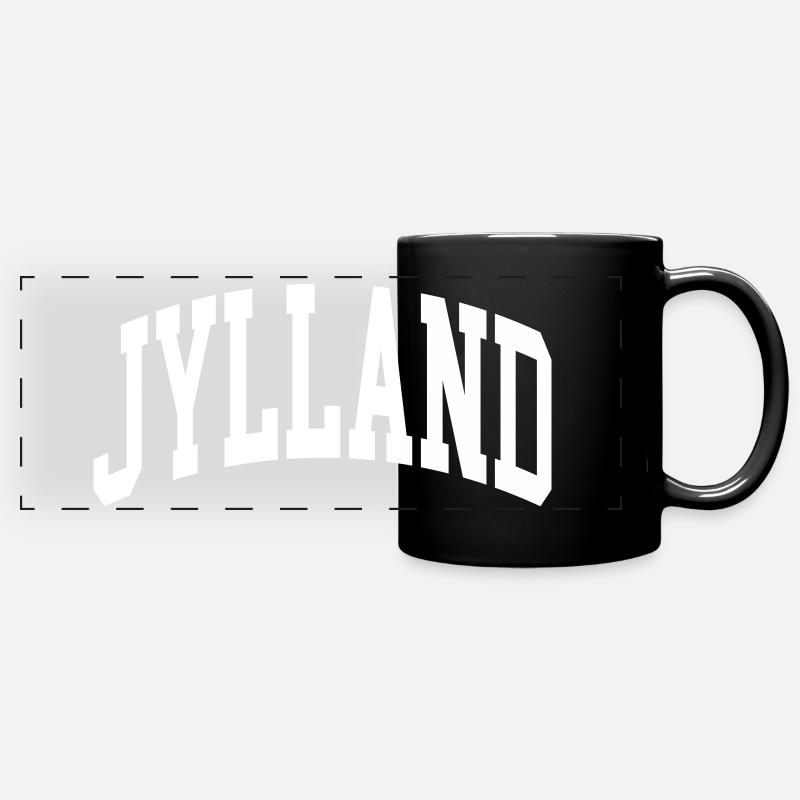 Jylland - Panorama-Tasse farbig - Schwarz