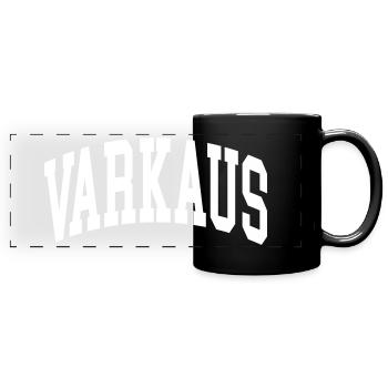 Varkaus - Mug panoramique uni - noir - Devant