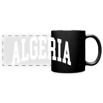Algeria - Full Colour Panoramic Mug - black - Front