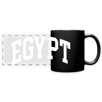 Égypte - Mug panoramique uni - noir - Devant
