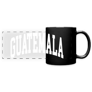 Guatemala - Full Colour Panoramic Mug - black - Front