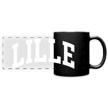 Lille - Panorama-Tasse farbig - Schwarz - Vorne