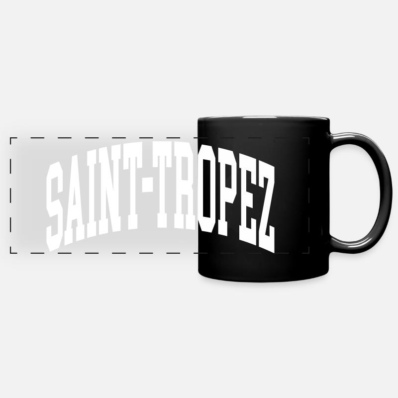 Saint-Tropez - Mug panoramique uni - noir