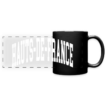 Hauts-de-France - Full Colour Panoramic Mug - black - Front