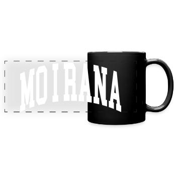 MoiRana - Panorama-Tasse farbig - Schwarz - Vorne