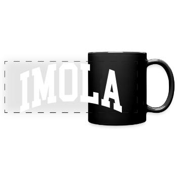Imola - Full Colour Panoramic Mug - black - Front