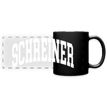 Schreiner - Panorama-Tasse farbig - Schwarz - Vorne