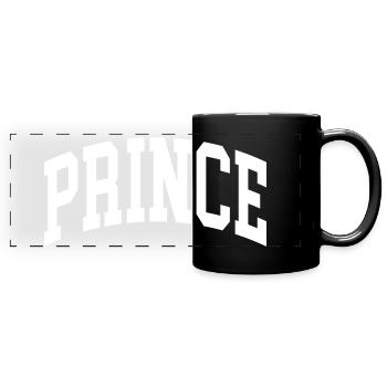 Prince - Mug panoramique uni - noir - Devant