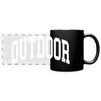 Outdoor - Full Colour Panoramic Mug - black - Front