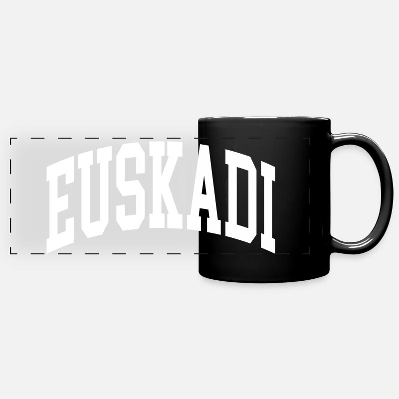 Euskadi - Mug panoramique uni - noir