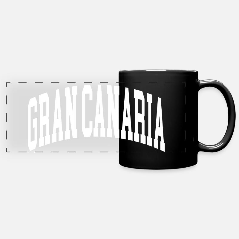Gran Canaria - Full Colour Panoramic Mug - black