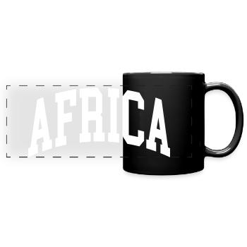 Africa - Full Colour Panoramic Mug - black - Front