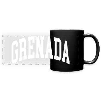 Grenada - Full Colour Panoramic Mug - black - Front