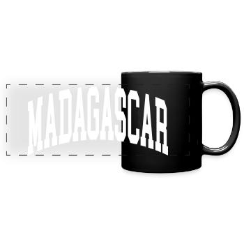 Madagascar - Full Colour Panoramic Mug - black - Front