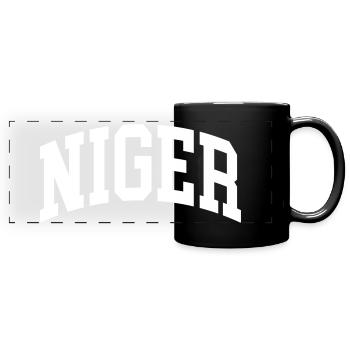 Niger - Full Colour Panoramic Mug - black - Front