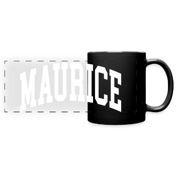 Mauritius - Full Colour Panoramic Mug - black - Front
