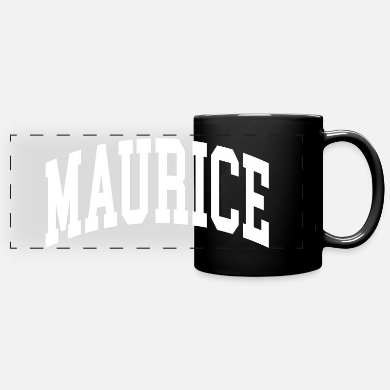 Mauritius - Panorama-Tasse farbig - Schwarz