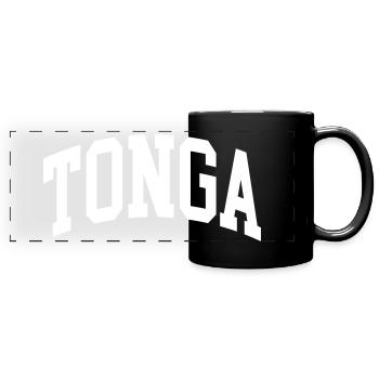 Tonga - Full Colour Panoramic Mug - black - Front